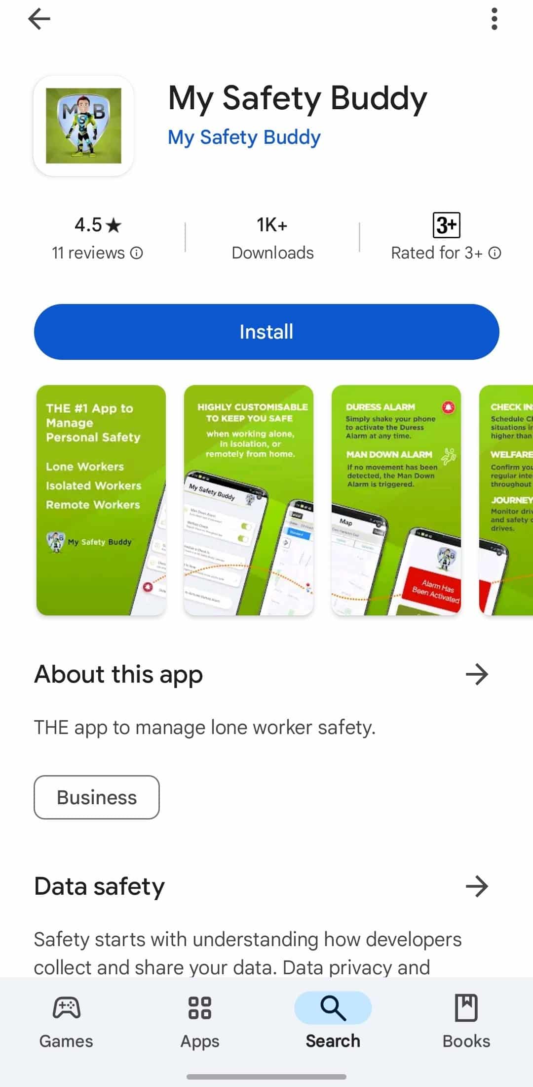 My Safety Buddy Installation