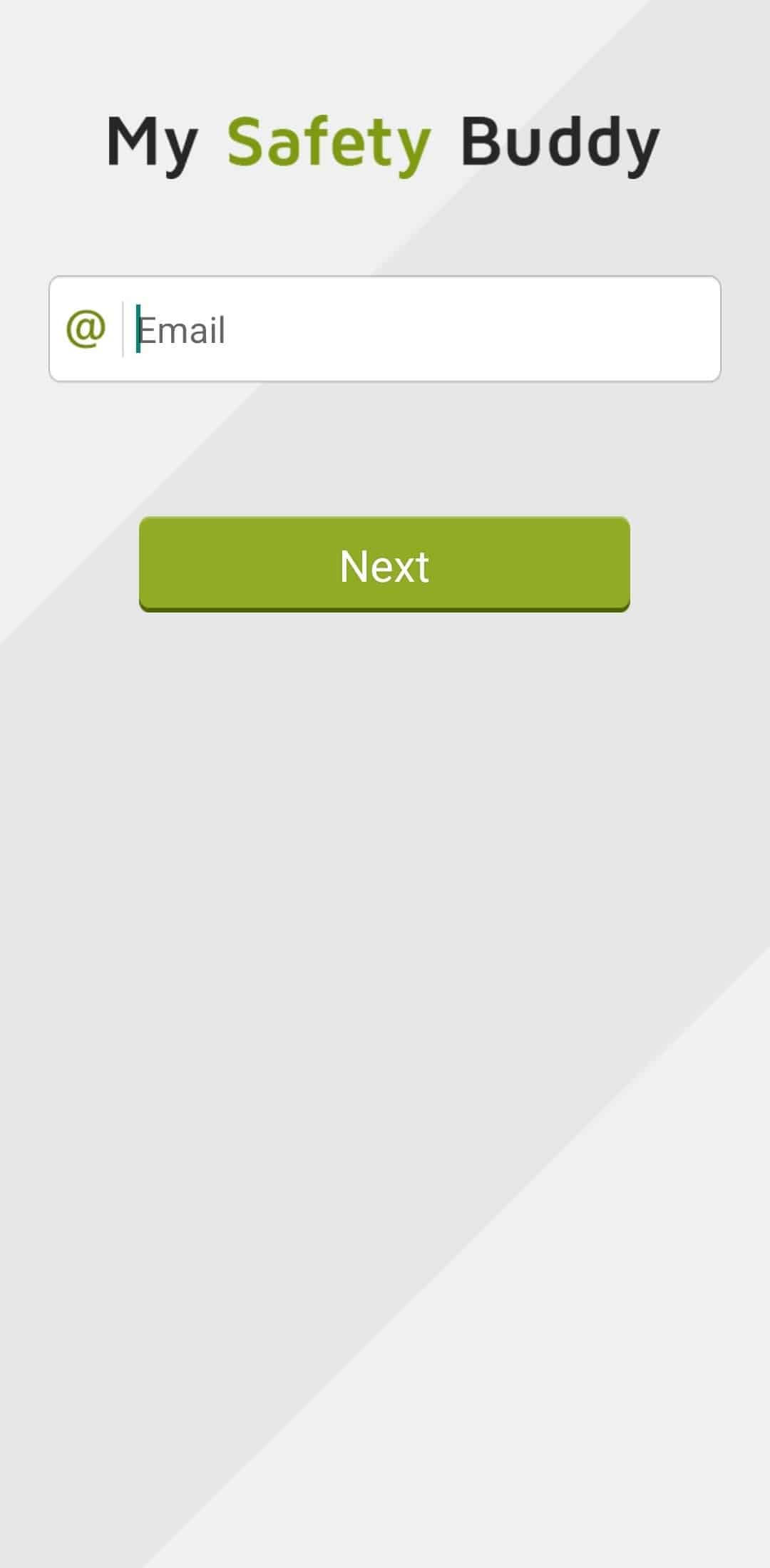 My Safety Buddy Permissions - Enter Email