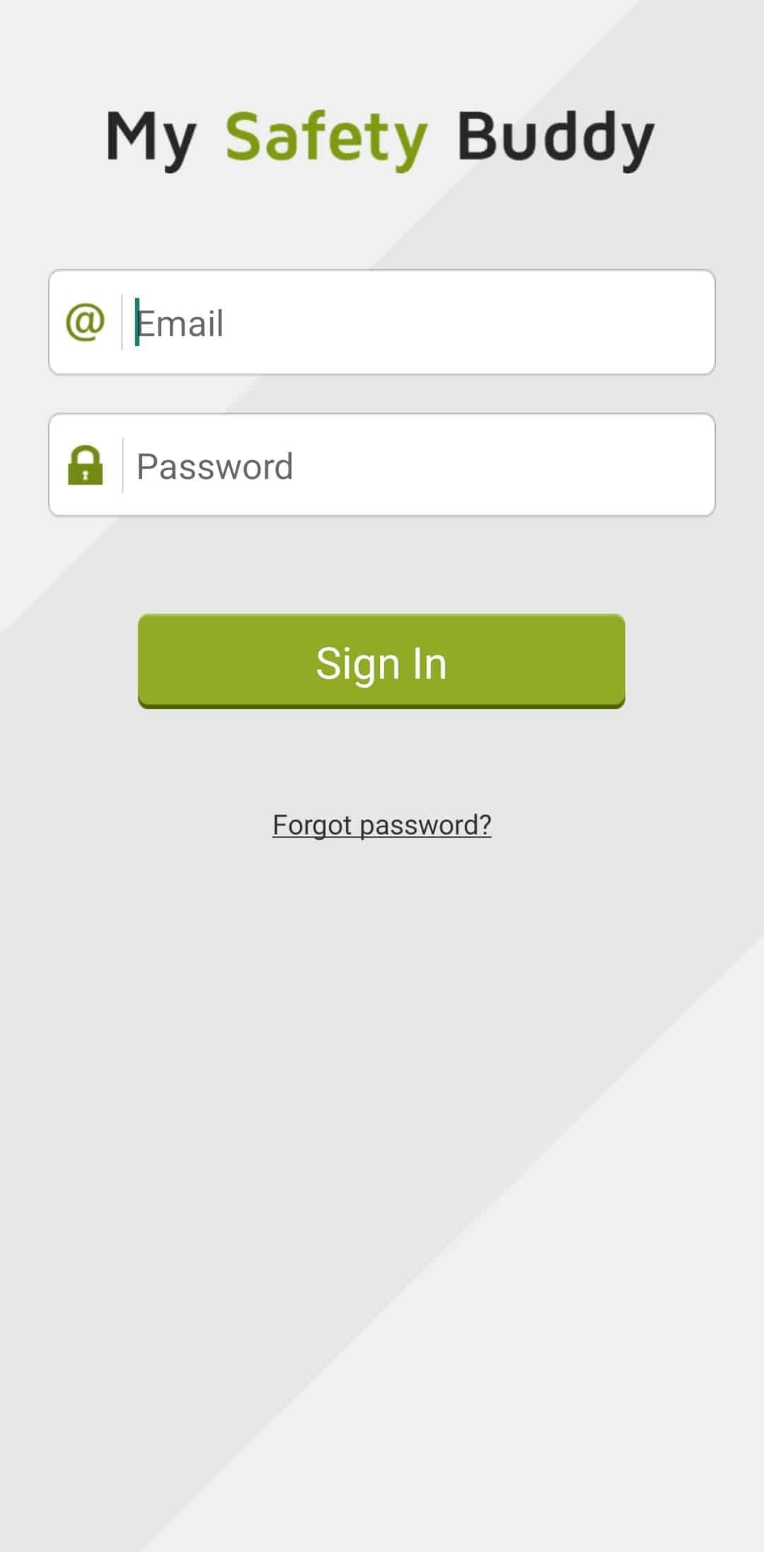 My Safety Buddy Permissions - Enter Password